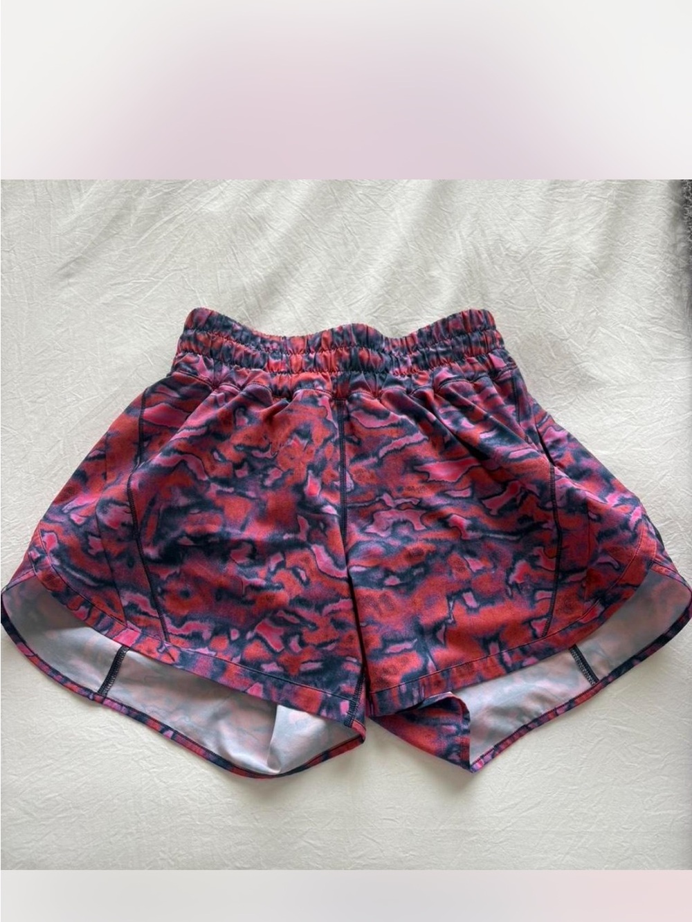 Women’s Lululemon Size 6 Pink and Blue Athletic Shorts